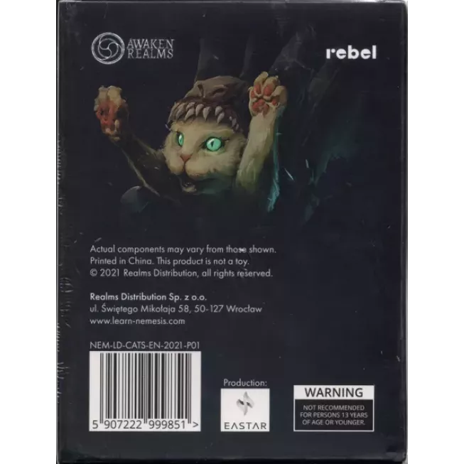 Настільна гра Nemesis Lockdown: Space Cats (Немезіда Локдаун: Космічні коти)