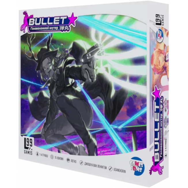 Настільна гра BULLET. Головоломний шутер (Bullet Star)