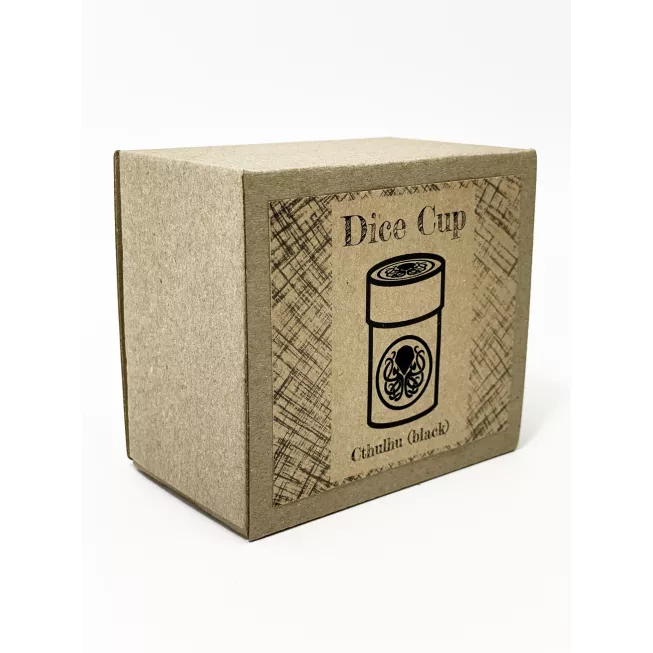 Стакан для кубиків Ктулху чорний Dice Cup