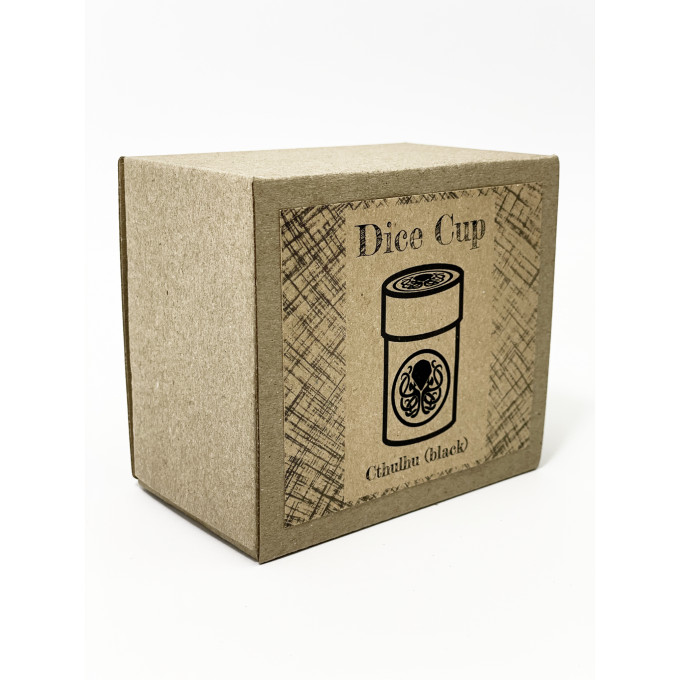 Стакан для кубиків Ктулху чорний Dice Cup