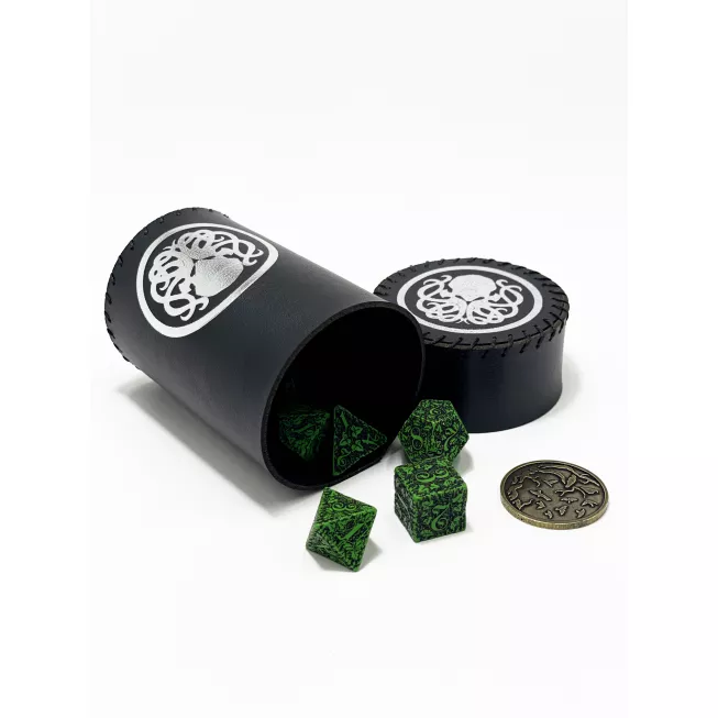 Стакан для кубиків Ктулху чорний Dice Cup