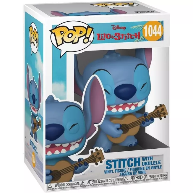 Фігурка Стіч з укулеле - Funko POP Disney #1044: Lilo & Stitch - Stitch with Ukelele