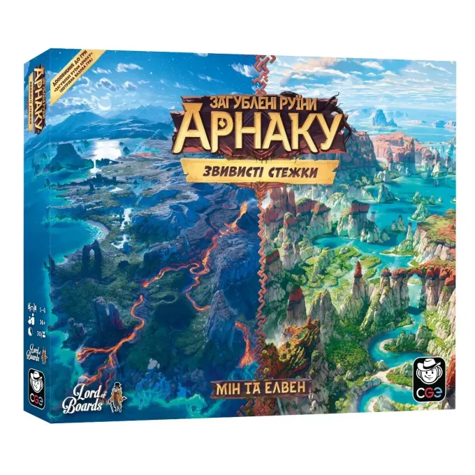 Настільна гра Загублені руїни Арнаку: Звивисті стежки