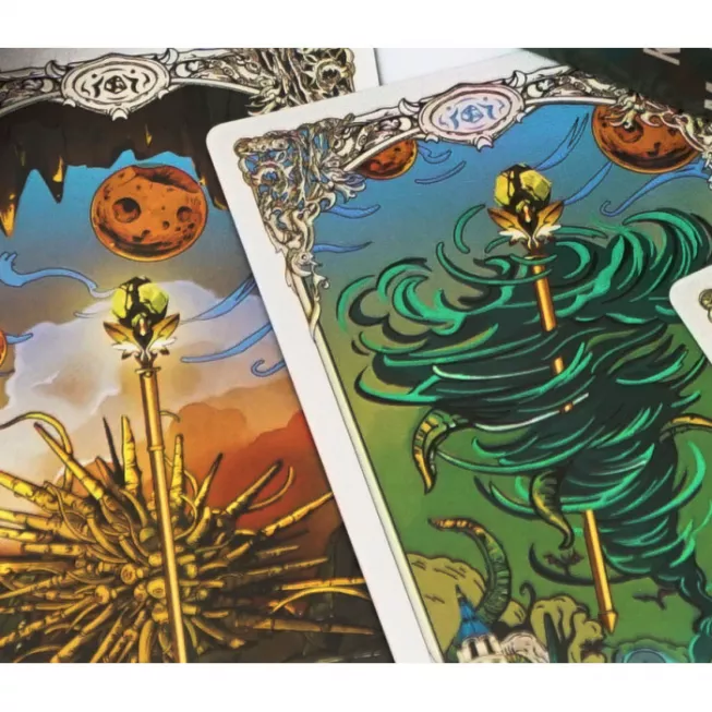 Карти ТАРО Ктулху Владики Злих Духів (Кольорова колода)