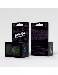 Кубик D20 Dungeon Generator Die: Black&Green (1)