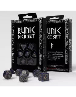 Набір кубиків Runic Mixed-blue & gold Dice Set