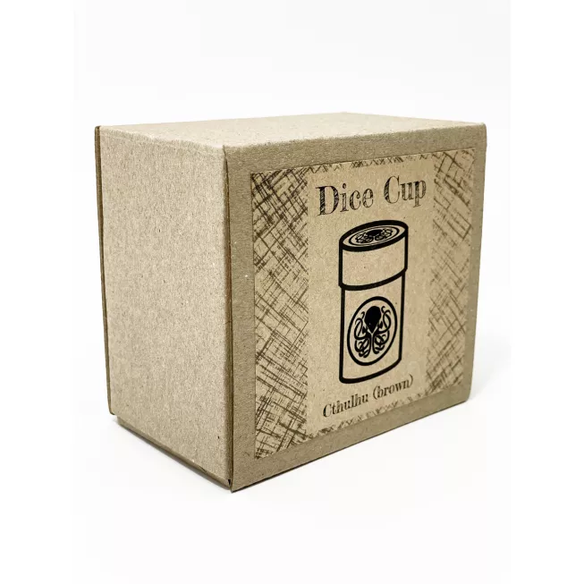 Стакан для кубиків Ктулху коричневий Dice Cup