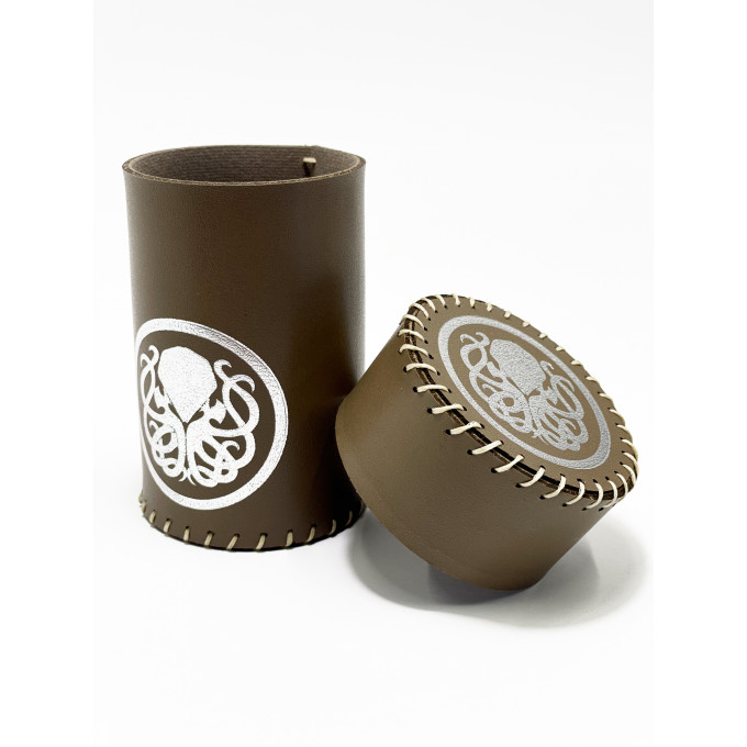 Стакан для кубиків Ктулху коричневий Dice Cup