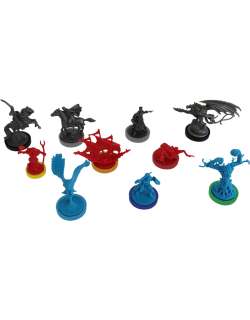 Війна Персня доповнення: Кольорові бази - War of The Ring Colored Plastic Rings - Expansion