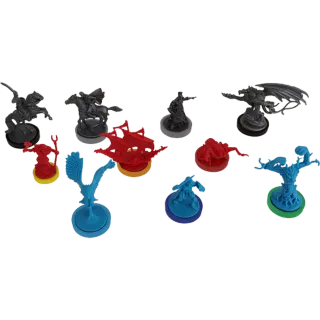 Війна Персня доповнення: Кольорові бази - War of The Ring Colored Plastic Rings - Expansion