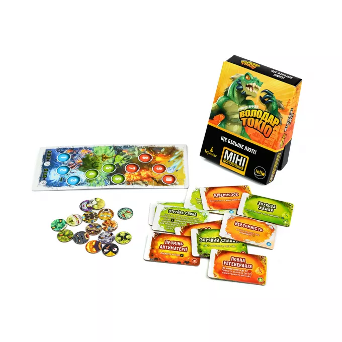 Настільна гра Володар Токіо. Ще більше люті (King of Tokyo: Even More Wicked!)