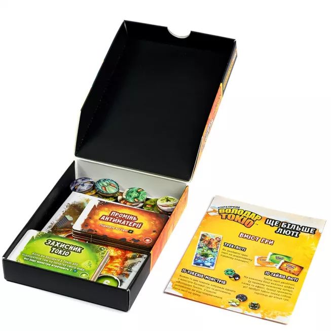 Настільна гра Володар Токіо. Ще більше люті (King of Tokyo: Even More Wicked!)