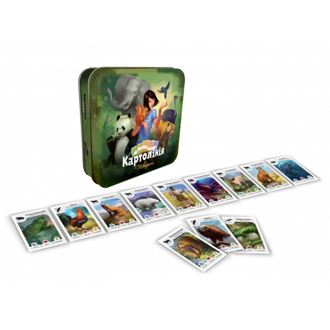 Настільна гра Картолінія: Тварини (Cardline: Animals)