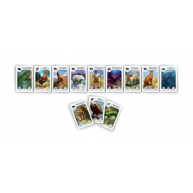 Настільна гра Картолінія: Тварини (Cardline: Animals)