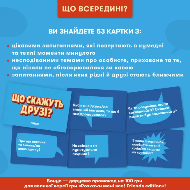 Мінігра Що скажуть друзі?