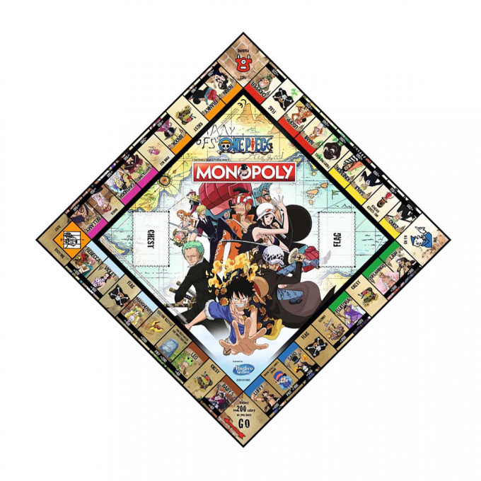 Настільна гра Monopoly: One Piece (Монополія: One Piece. Великий куш)