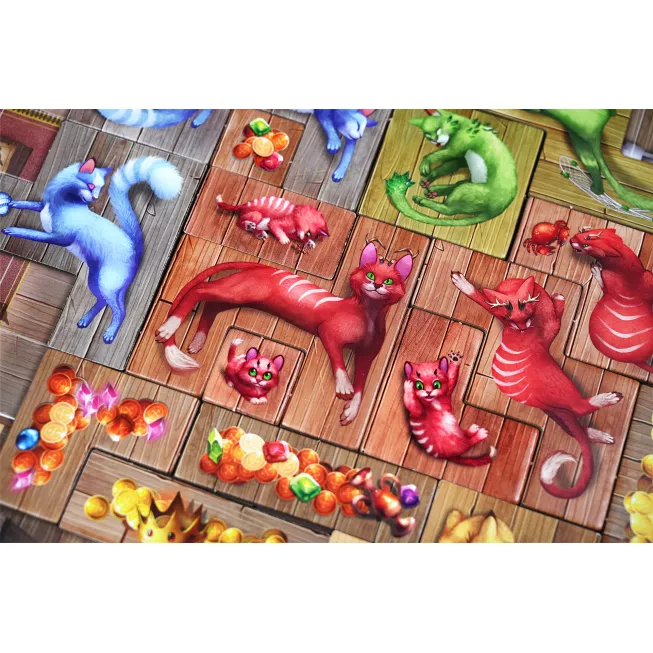 Настільна гра Острів котів: Кошенята і звірята (The Isle of Cats: Kittens + Beasts)