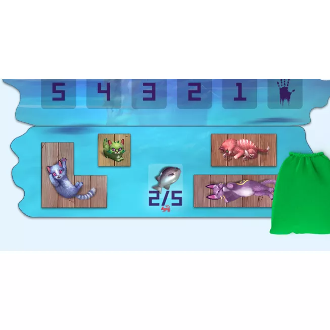 Настільна гра Острів котів: Кошенята і звірята (The Isle of Cats: Kittens + Beasts)