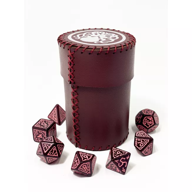 Стакан для кубиків Ктулху бургунді Dice Cup