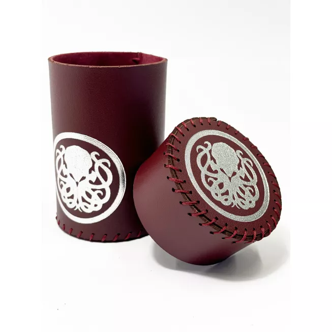 Стакан для кубиків Ктулху бургунді Dice Cup