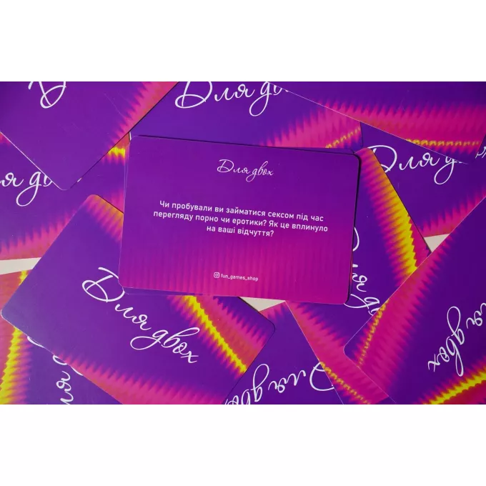 Настільна гра Ти + Я. Відверто про секс