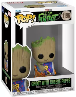 Фігурка Я є Ґрут - Funko POP Marvel #1196: Groot with Cheese Puffs