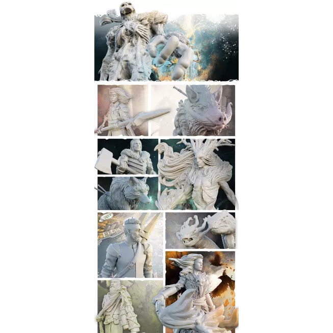 Звір - набір мініатюр (Miniatures: Beast Core Game)