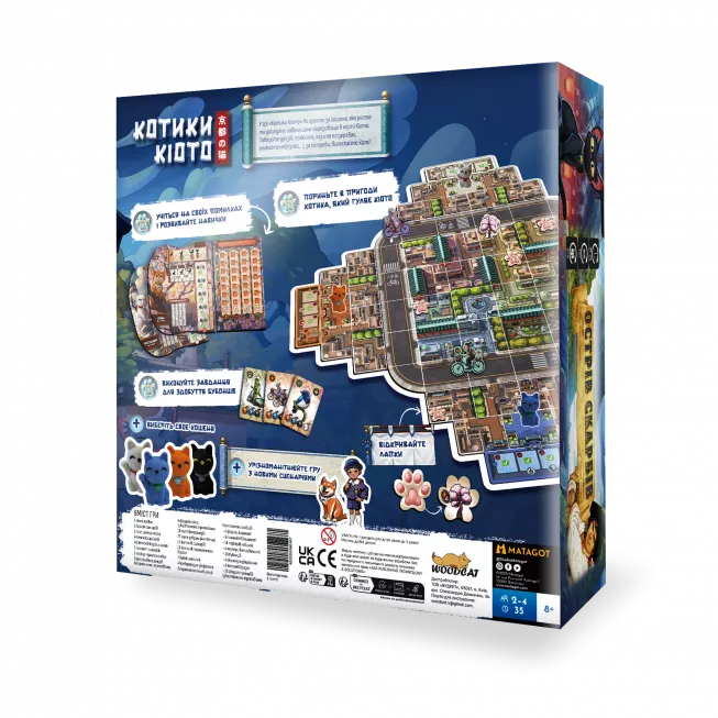 Настільна гра Котики Кіото (Kyoto no Neko)