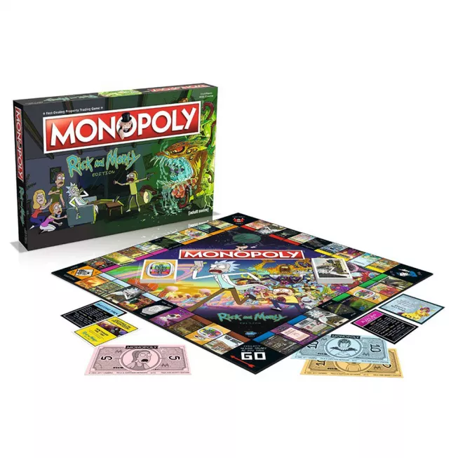 Настільна гра Monopoly: Rick and Morty (Монополія: Рік і Морті)