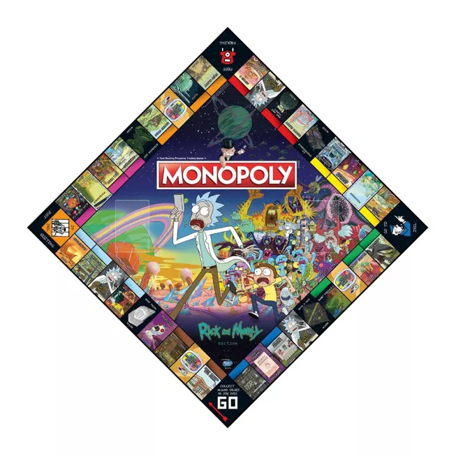 Настільна гра Monopoly: Rick and Morty (Монополія: Рік і Морті)