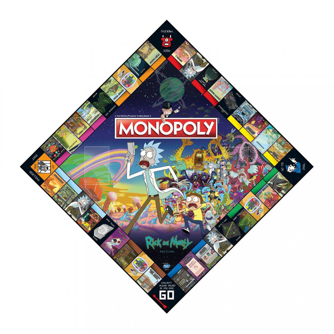 Настільна гра Monopoly: Rick and Morty (Монополія: Рік і Морті)