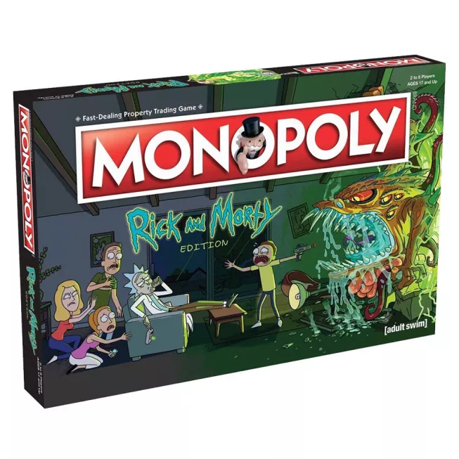Настільна гра Monopoly: Rick and Morty (Монополія: Рік і Морті)