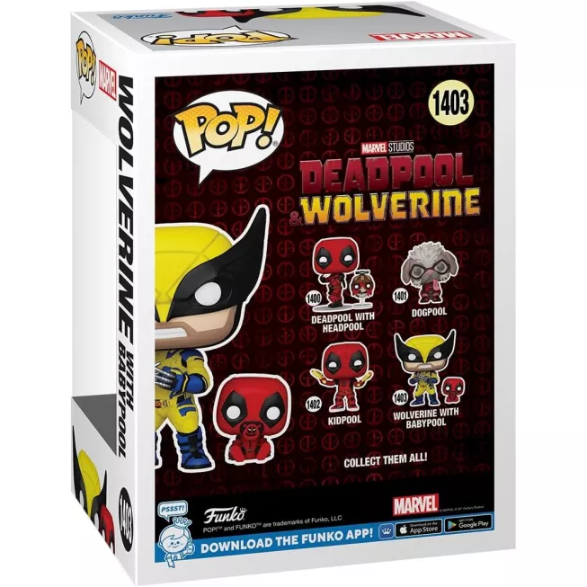 Фігурка Росомаха з Бебіпулом - Funko POP Marvel #1403: Deadpool & Wolverine
