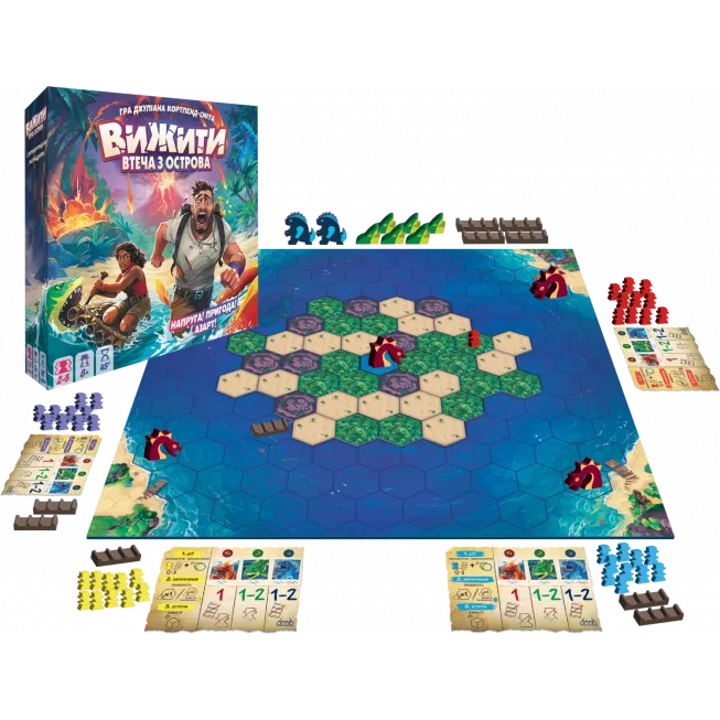 Настільна гра Вижити! Втеча з острова (Survive: Escape from Atlantis!)