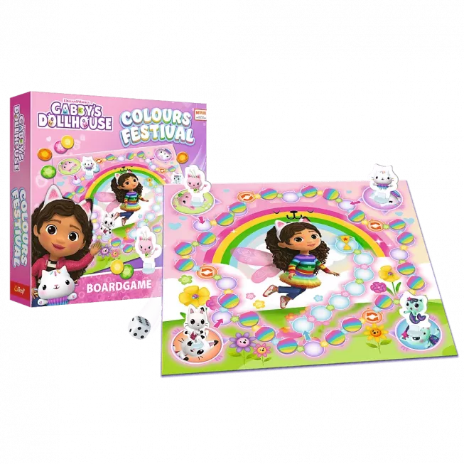 Настільна гра Фестиваль кольорів: Чарівний будиночок котика