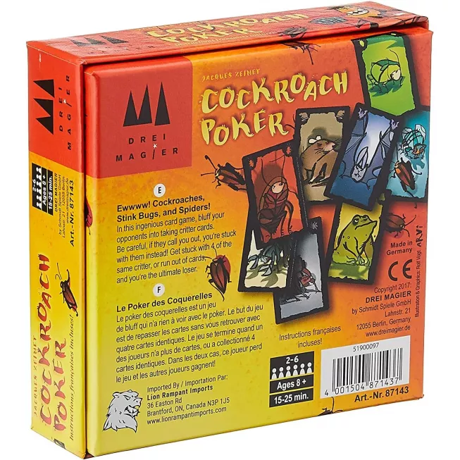 Настільна гра Тарганячий покер (Cockroach Poker)