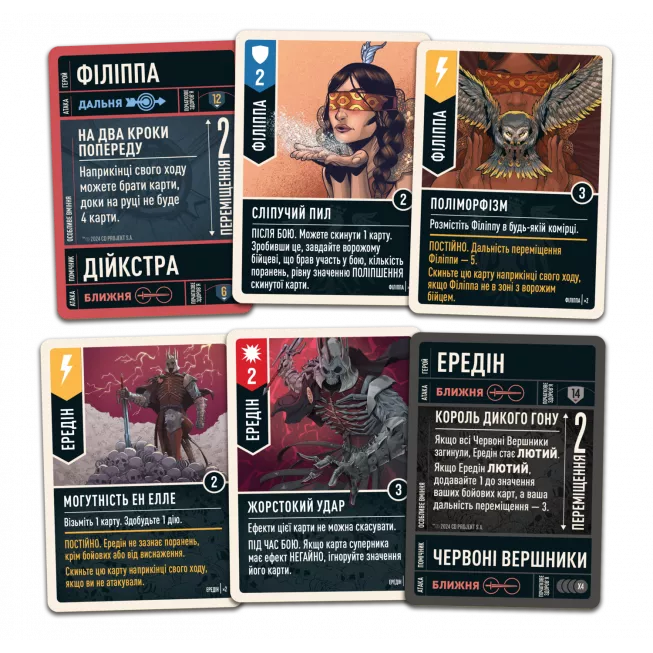 Настільна гра Unmatched: The Witcher. Занепад світів (Realms Fall)