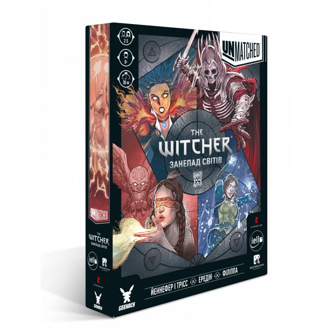 Настільна гра Unmatched: The Witcher. Занепад світів (Realms Fall)