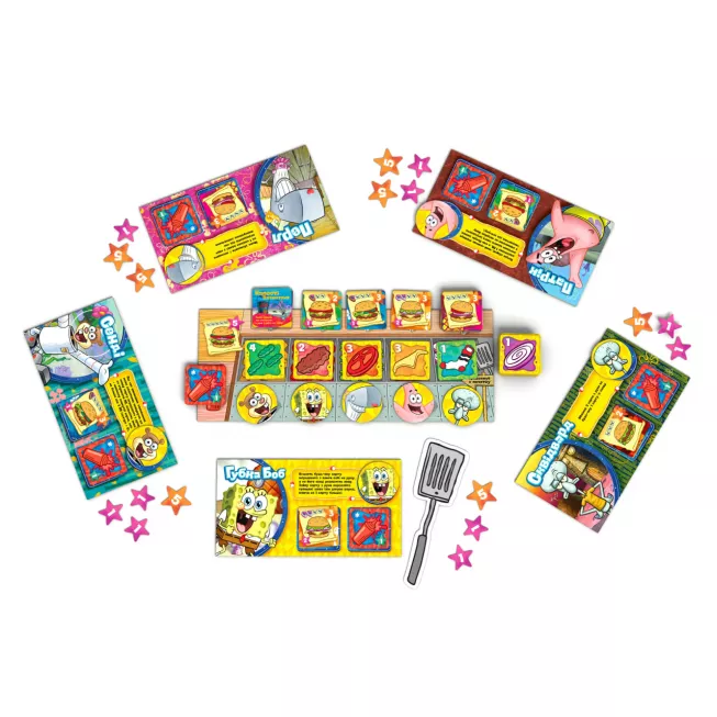Настільна гра Губка Боб: Експерт з бургерів