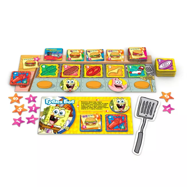 Настільна гра Губка Боб: Експерт з бургерів