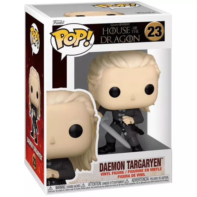 Настільна гра Деймон Тарґарієн з мечем - Funko POP TV House of the Dragon#23: Daemon Targaryen