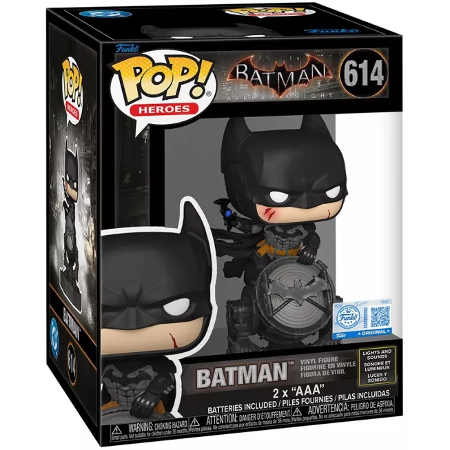 Фігурка Бетмен і Бет-сигнал (світло) - Funko Pop Heroes #614: Batman