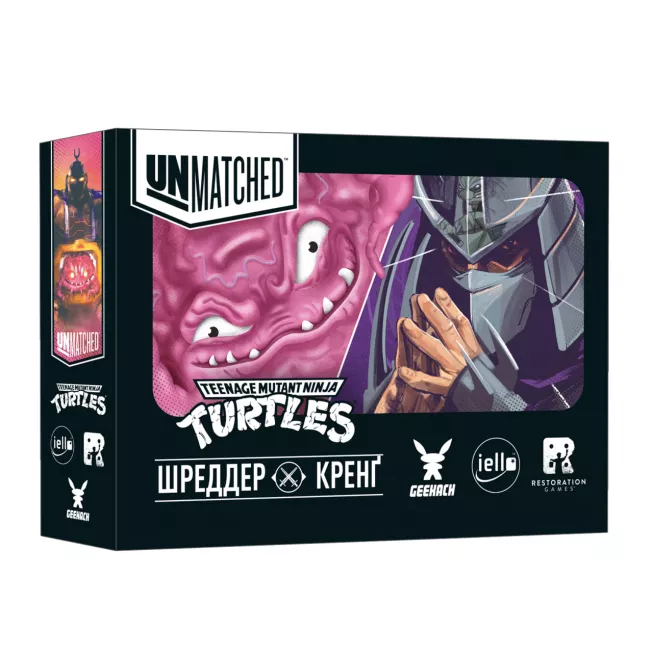 Набір колод Unmatched: Пригоди. Шреддер та Кренґ (Unmatched Adventures: TMNT – Shredder and Krang)