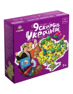Настільна гра Квест у коробці: 9 скарбів України