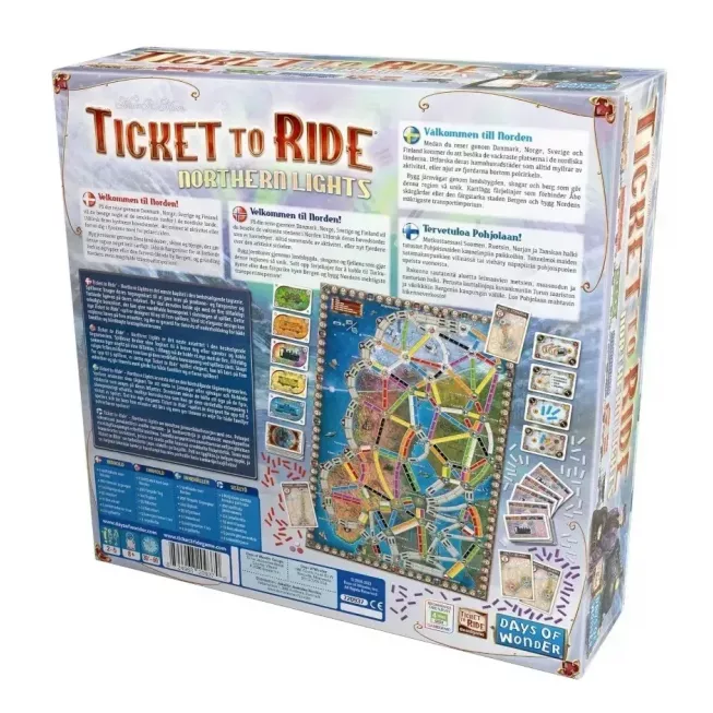 Настільна гра Ticket to Ride: Northern Lights (Квиток на потяг: Північне сяйво)