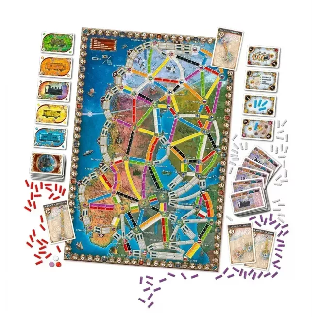 Настільна гра Ticket to Ride: Northern Lights (Квиток на потяг: Північне сяйво)