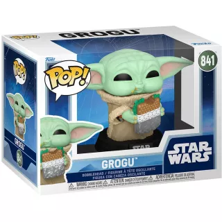 Фігурка Ґроґу із сендвічем - Funko POP Star Wars The Mandalorian #841: Grogu