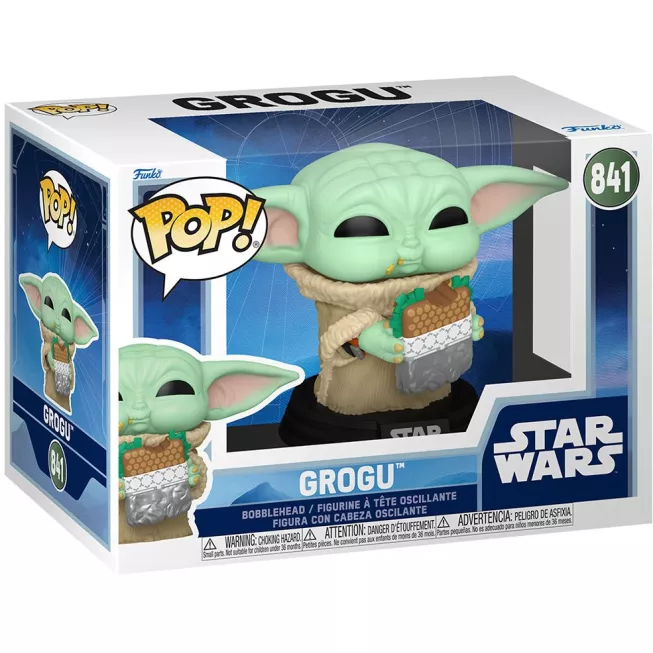 Фігурка Ґроґу із сендвічем - Funko POP Star Wars The Mandalorian #841: Grogu