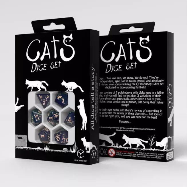 Набір кубиків Cats Dice Set Mittens (7)