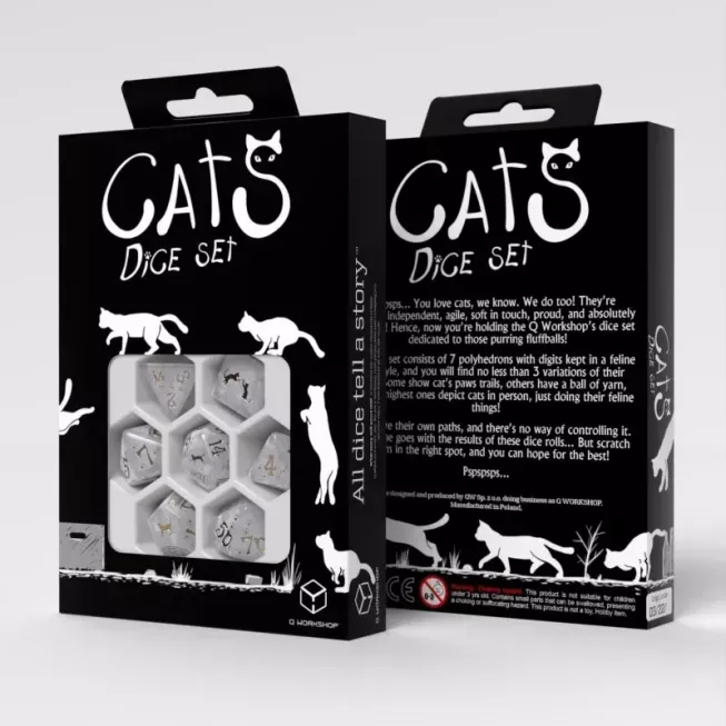 Набір кубиків Cats Dice Set Purrl (7)